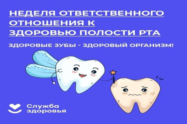 Неделя ответственного отношения к здоровью полости рта (в честь Всемирного дня здоровья ротовой полости 20 марта) Неделя ответственного отношения к здоровью полости рта (в честь Всемирного дня здоровья ротовой полости 20 марта).
